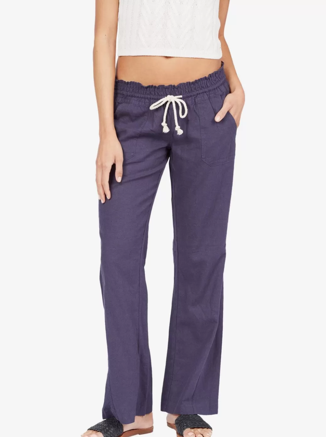 Pants & Jeans | WOMEN ROXY Oceanside Flared Pants Mood Indigo