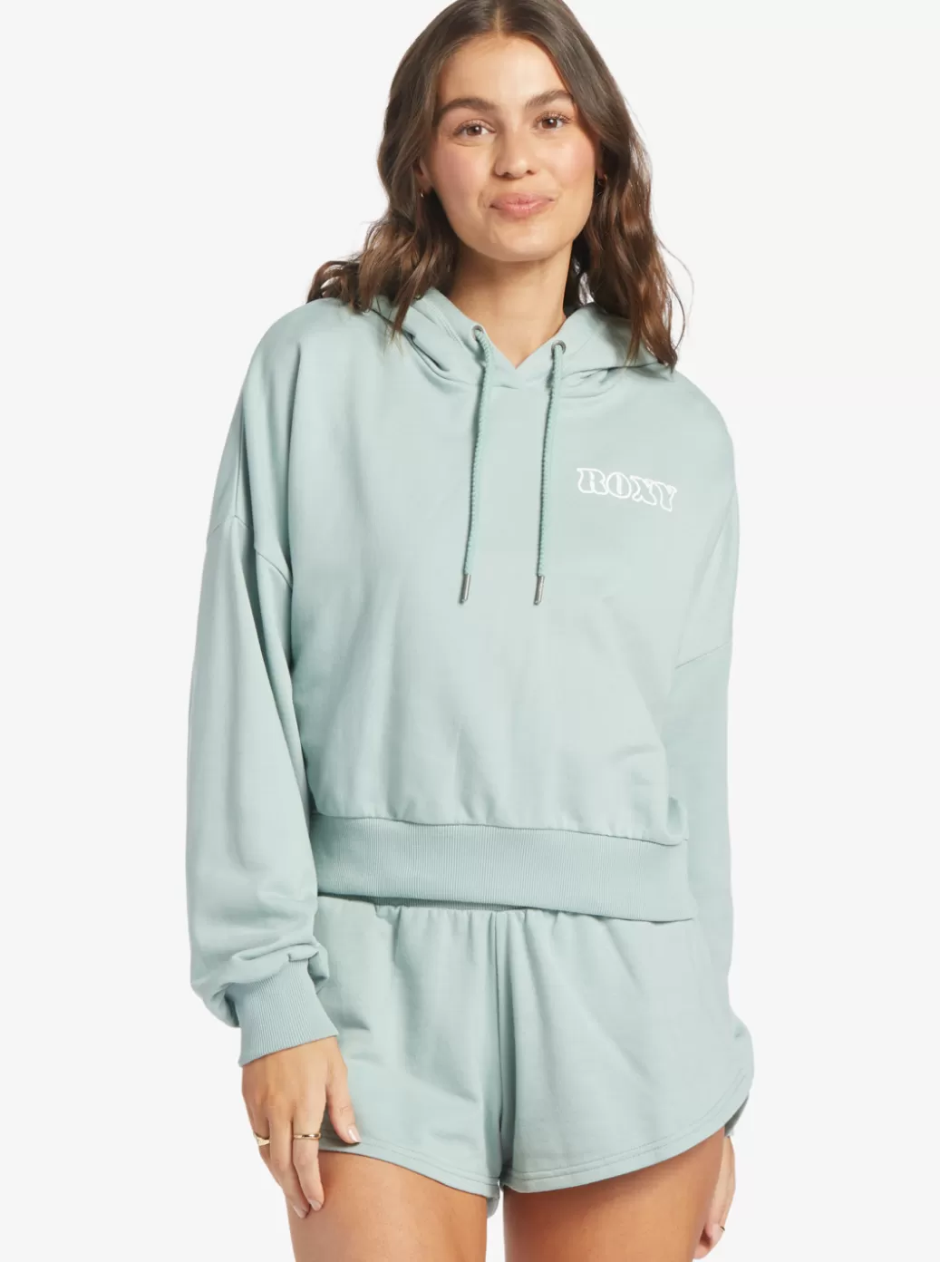 Loungewear | Sweaters | Fleece & Hoodies | WOMEN ROXY Onshore Hoodie Blue Surf