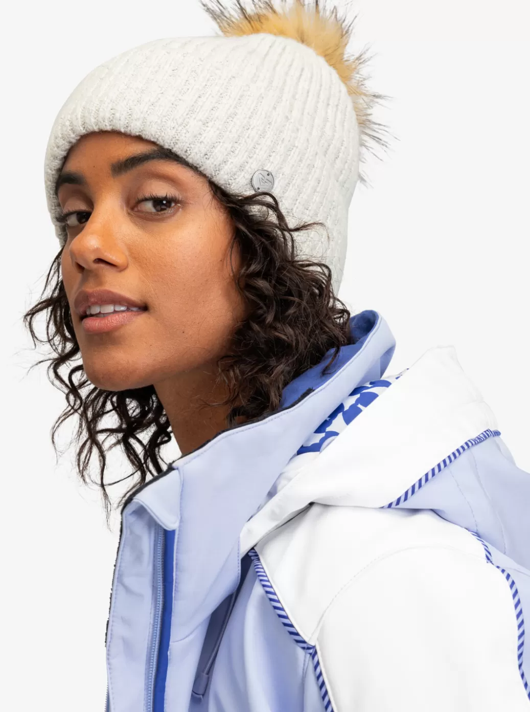 Snow Accessories | WOMEN ROXY Peak Chic Beanie Bright White