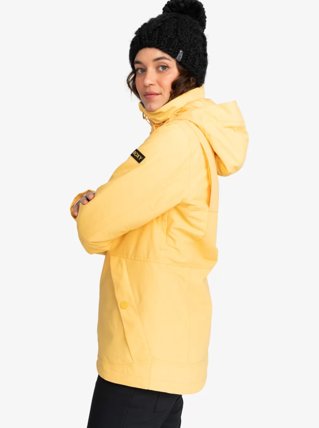 Hydrosmart | Snow Jackets | WOMEN ROXY Presence Parka Technical Snow Jacket Sunset Gold