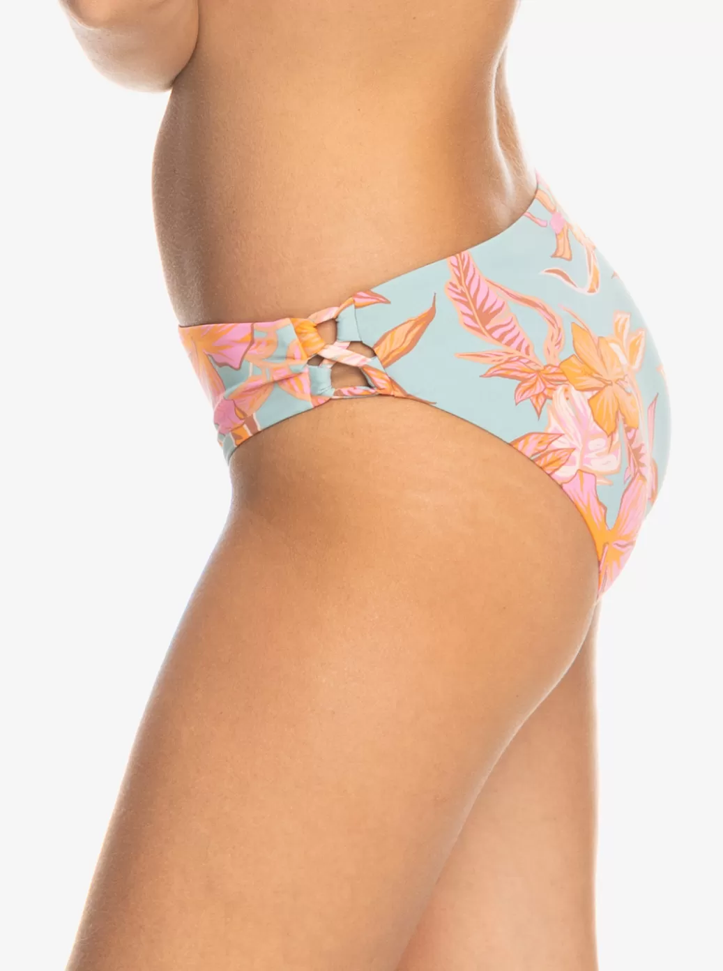 Swimsuits | Bikini Bottoms | Bikinis | WOMEN ROXY Printed Beach Classics Hipster Bikini Bottoms Blue Surf Kartoffel Tropical