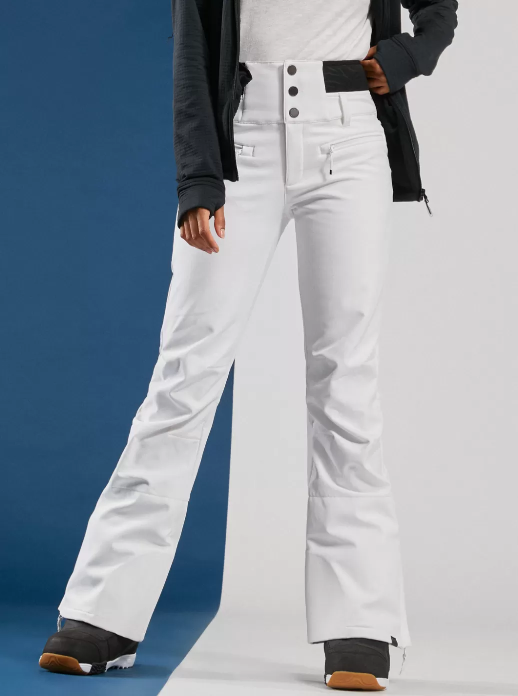 Snow Pants | WOMEN ROXY Rising High Skinny Technical Snow Pants Bright White