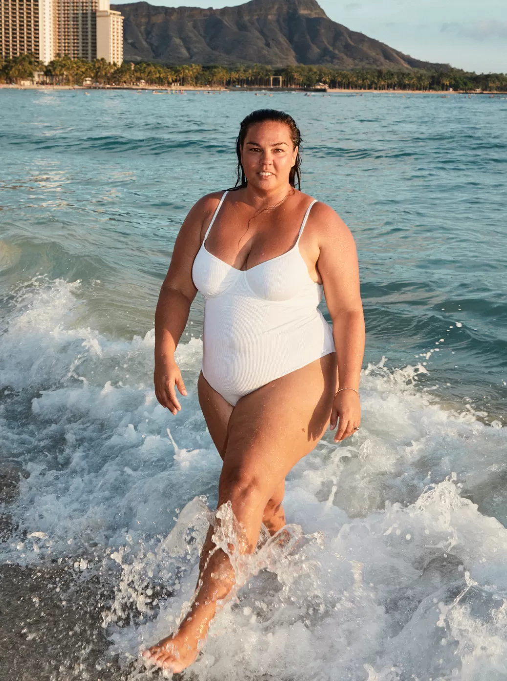One Pieces | WOMEN ROXY Love The Muse One-Piece Swimsuit Bright White