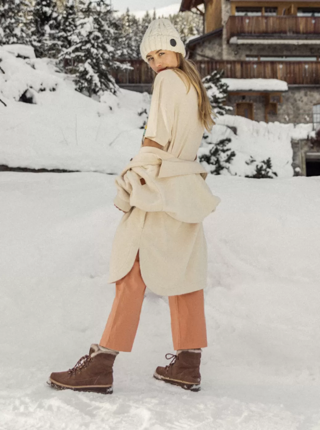 Boots | WOMEN ROXY Sadie Lace-Up Boots Chestnut Brown
