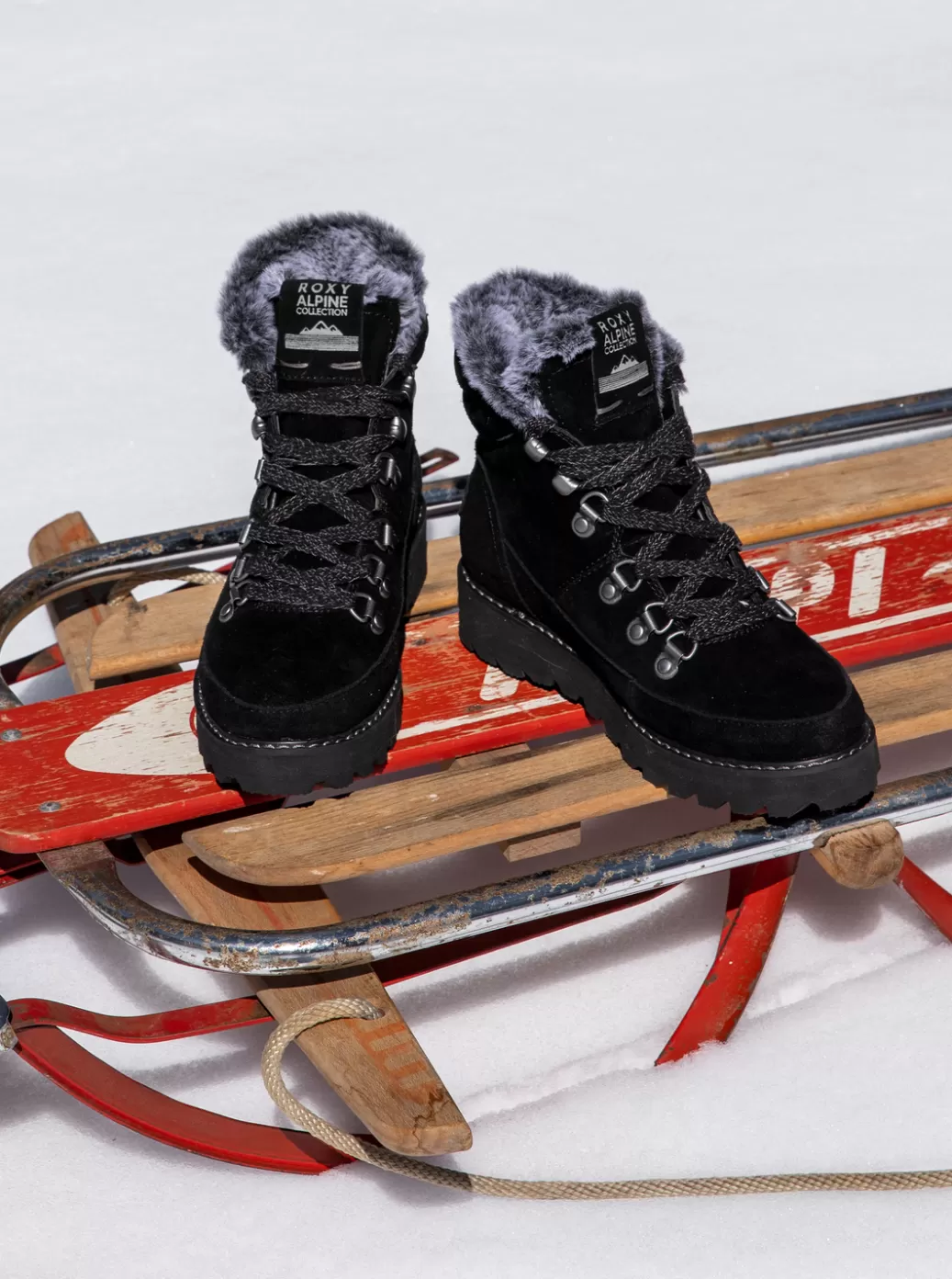 Boots | WOMEN ROXY Sadie Lace-Up Boots Anthracite