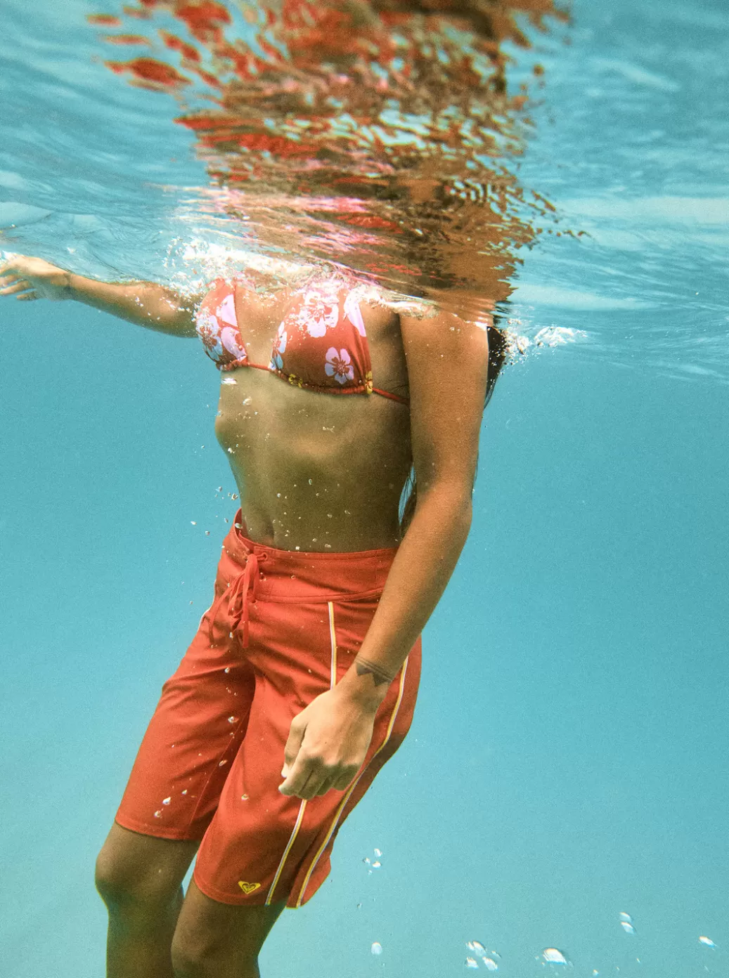 Boardshorts | ROXY x Kate Bosworth | WOMEN ROXY Surf.Kind.Kate. 10" Boardshorts Vermillon