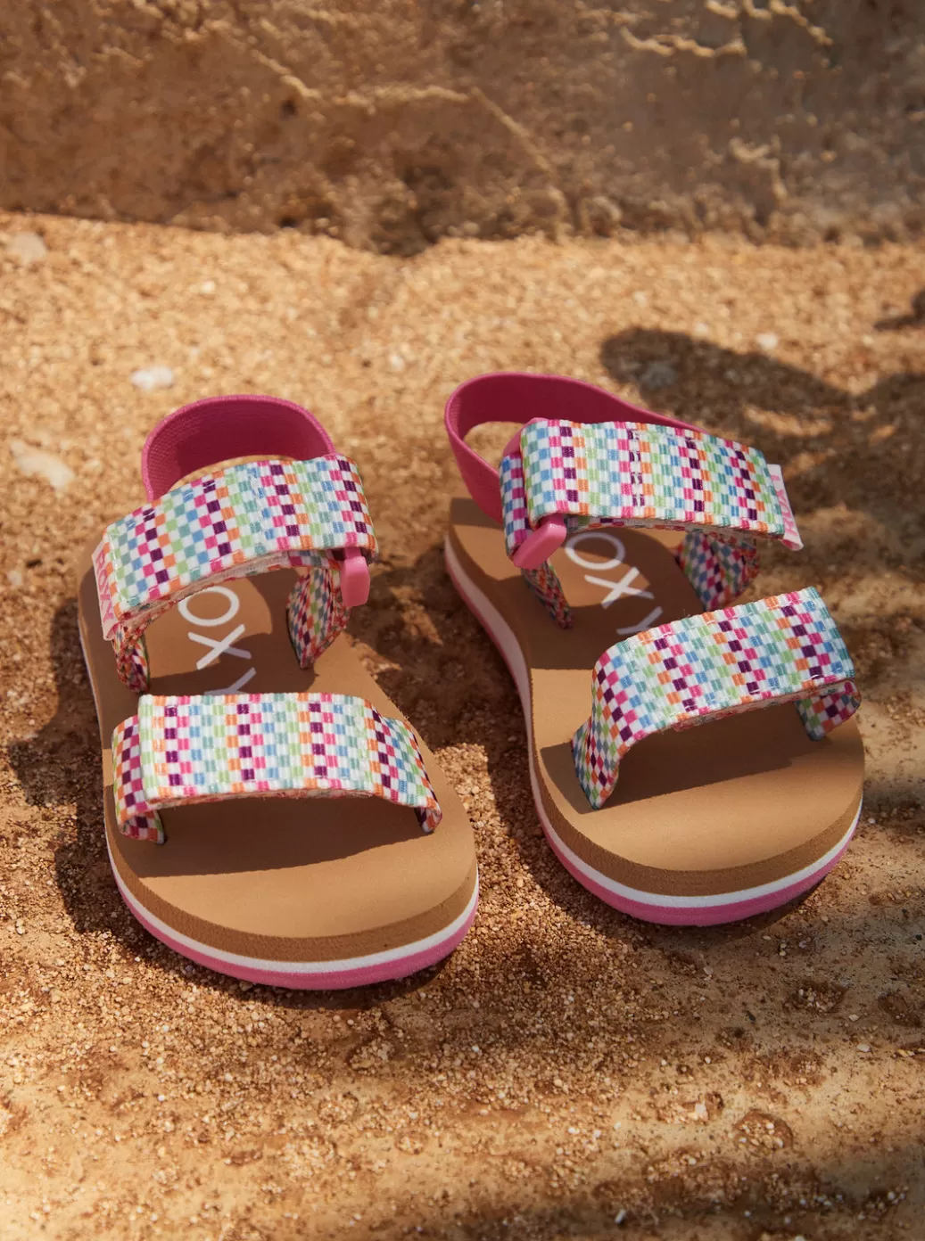 Shoes & Sandals | KIDS ROXY Toddler's Cage Sandals White/print