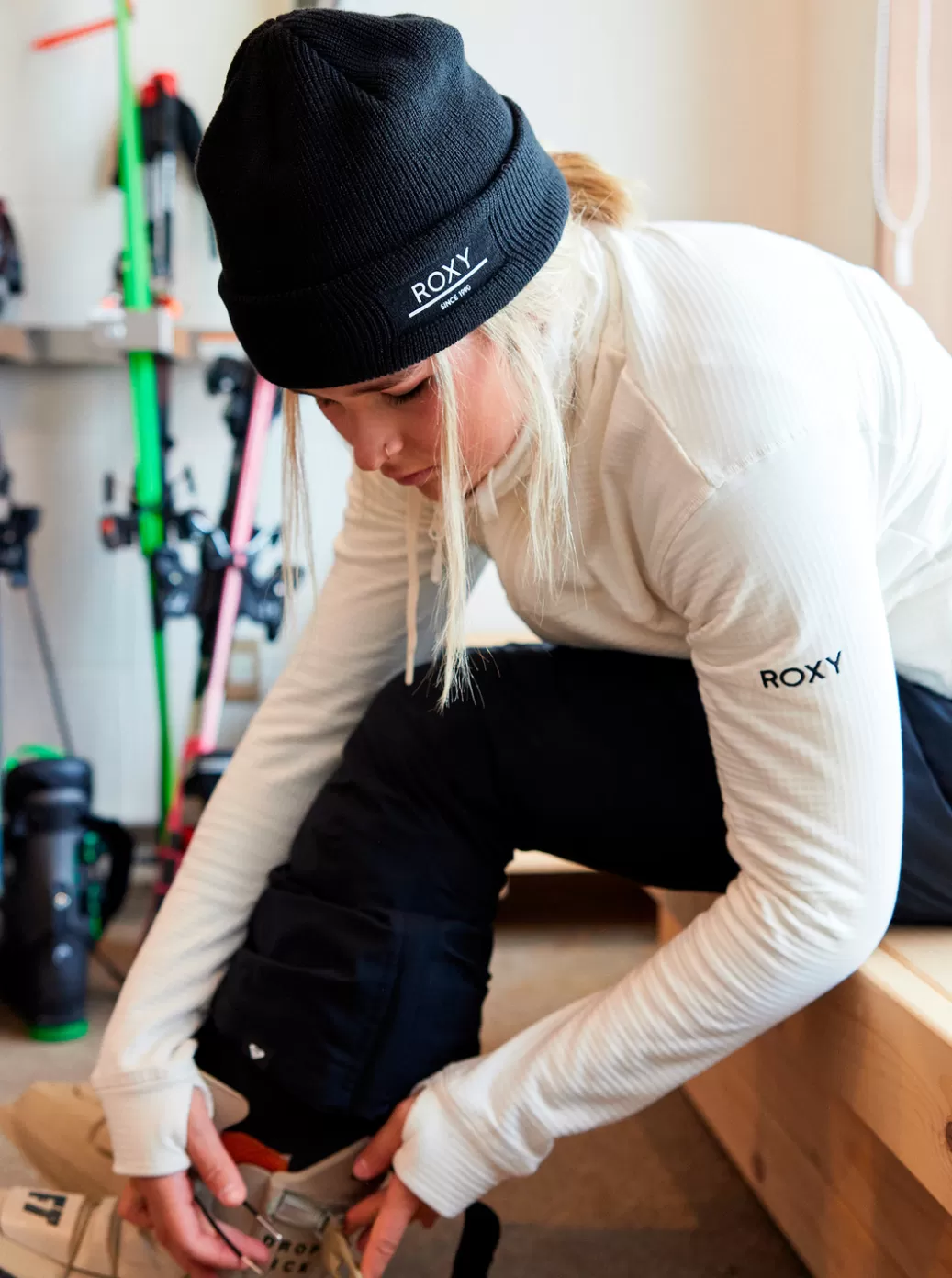 Base Layers | Fleece & Softshells | WOMEN ROXY Vertere Technical Zip-Up Fleece Egret