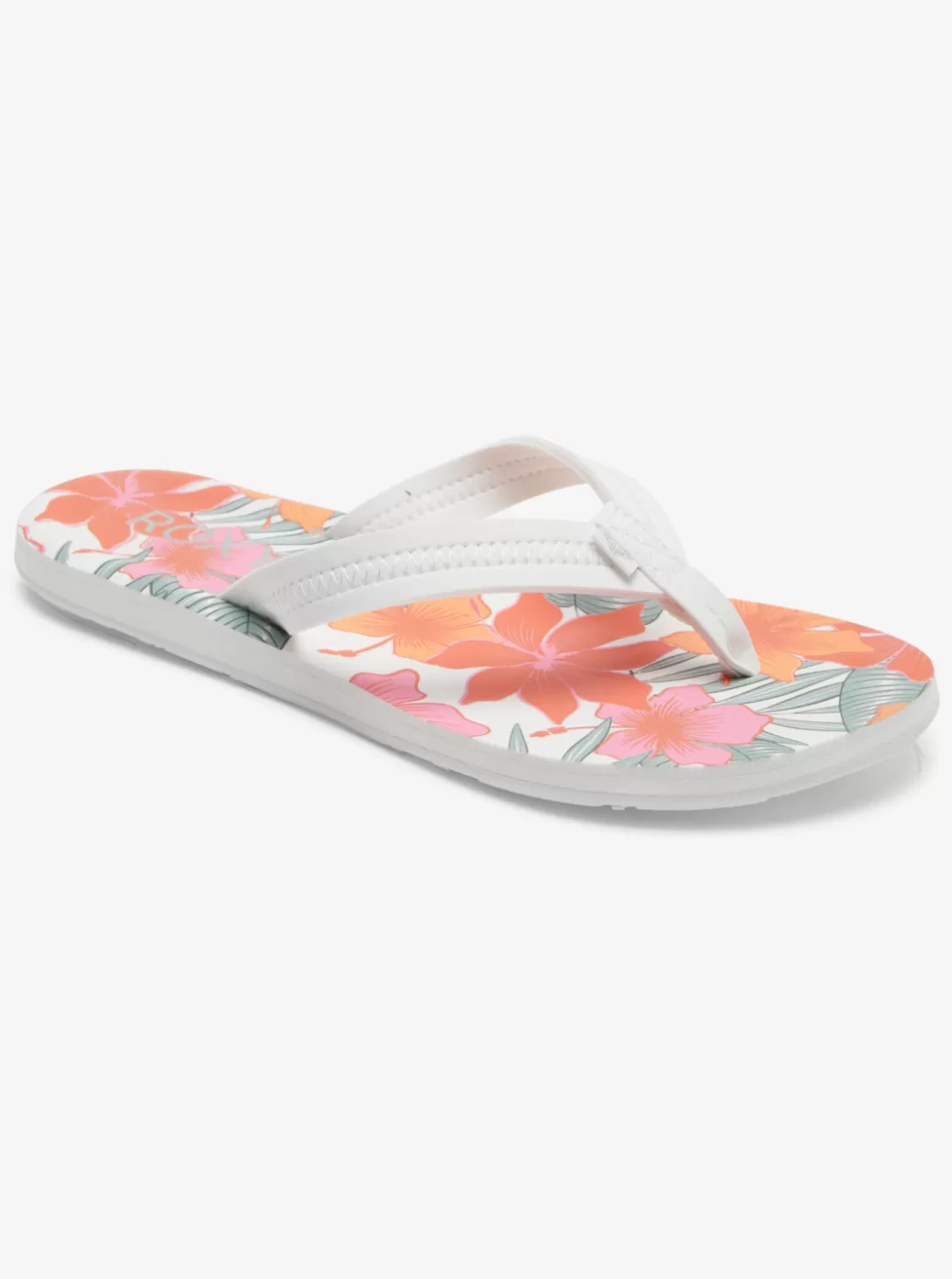 Flip Flops | WOMEN ROXY Vista Loreto Flip-Flops White/orange/pink