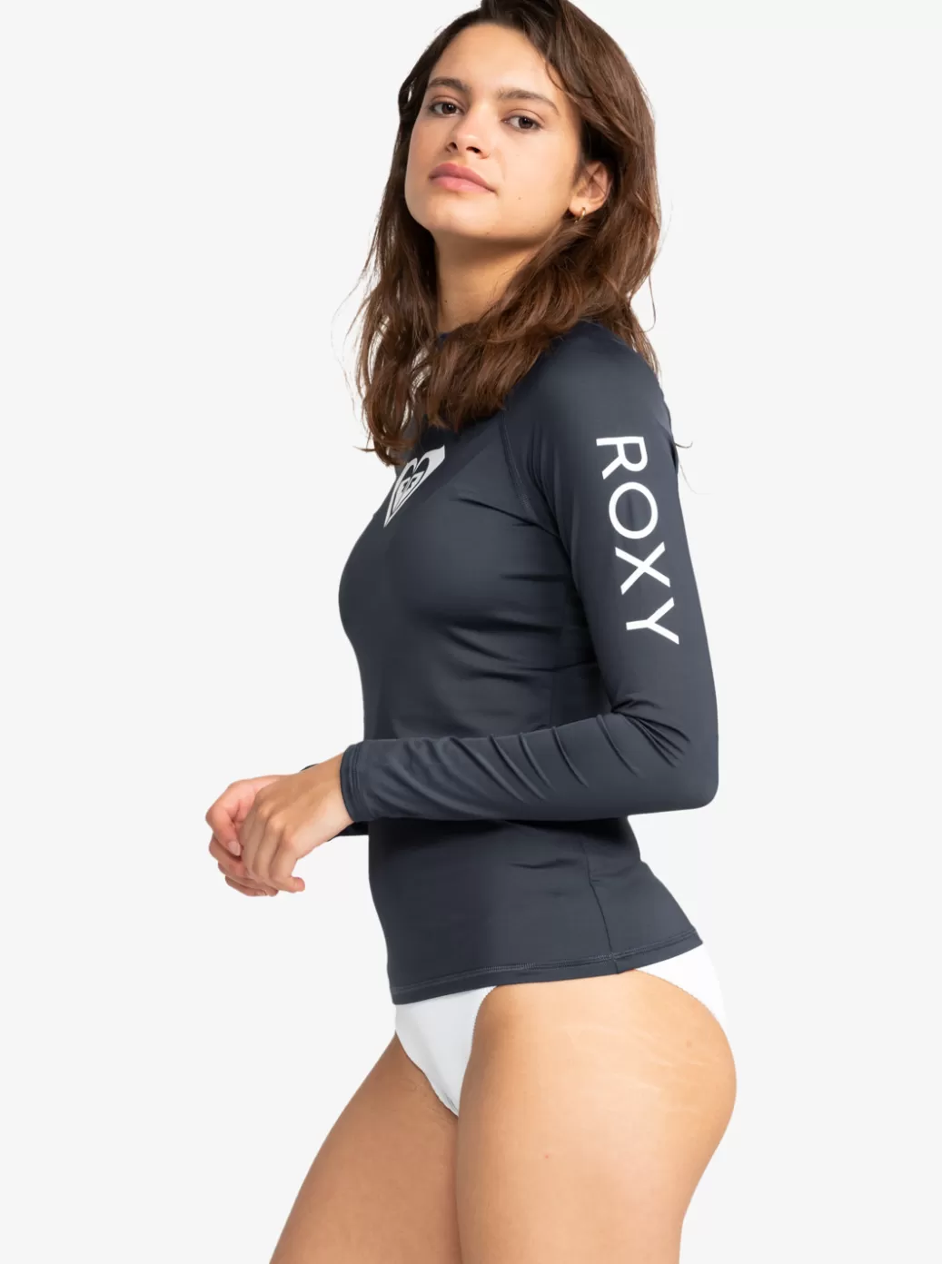 Rashguards | WOMEN ROXY Whole Hearted Long Sleeve UPF 50 Rashguard Mood Indigo